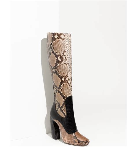 prada python boots green|Python Prada Boots for Women .